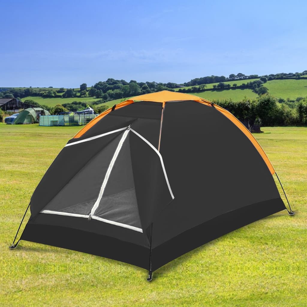 Barraca Camping 2 Pessoas à Prova D'Água - Tenda Resistente com Tela Mosquiteira para Praia e Trilhas Premium