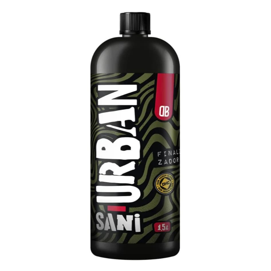 Finalizador Sanitizante Sani Urban 1,5L Dub Boyz Higieniza Perfuma Limpeza Interna Automotiva Alta Performance