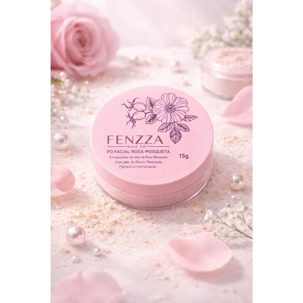 Pó Facial Rosa Mosqueta Fenzza 15g - FZ34025