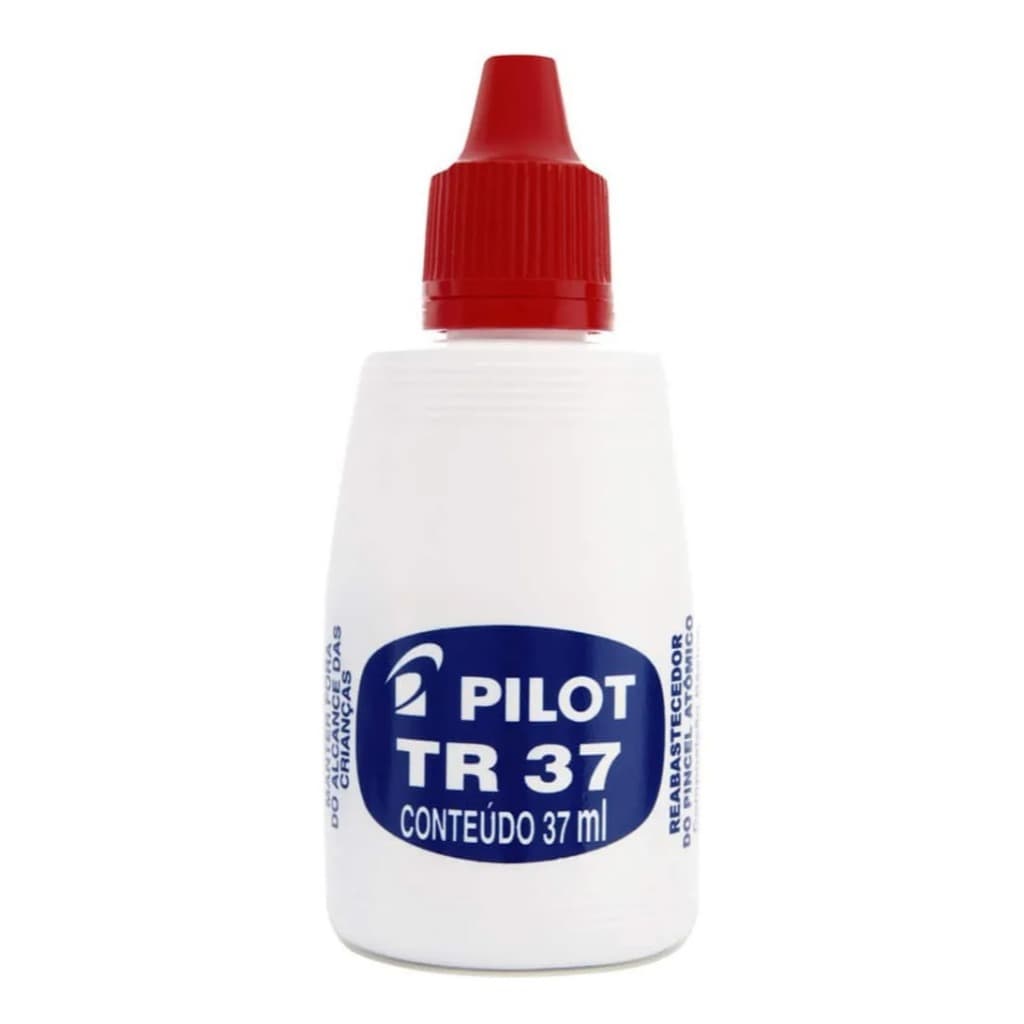 Tinta Reabastecedora para Pincel Atômico 37ml Vermelha – Pilot