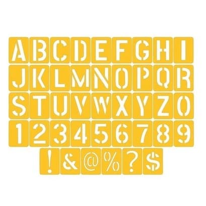 Alfabeto Mdf Números Simbolos Educativo  Letras Números - 10 cm