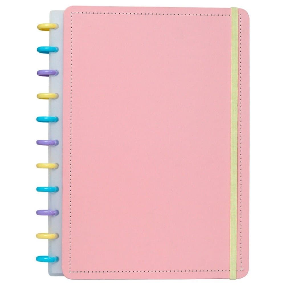 Caderno Inteligente Tutti Frutti Grande Capa Dura Disco Reposicionável Escolar Universitário Escolar Profissional