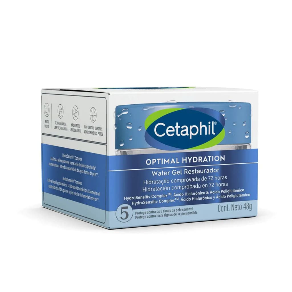 Cetaphil Optimal Hydration Water Gel Restaurador 48g