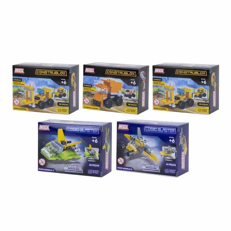 Blocos de Montar Inblox Veículos e Naves Brinquedo Construtores +6 Anos
