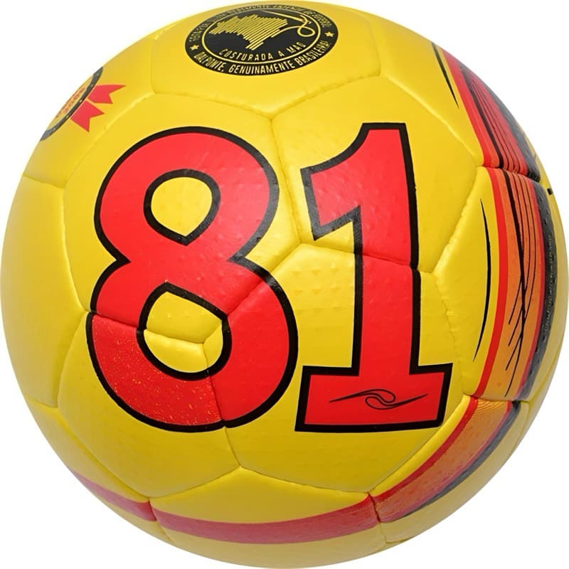 Bola Dalponte 81 Star Futebol de Campo Profissional Costurada À Mão Microfibra