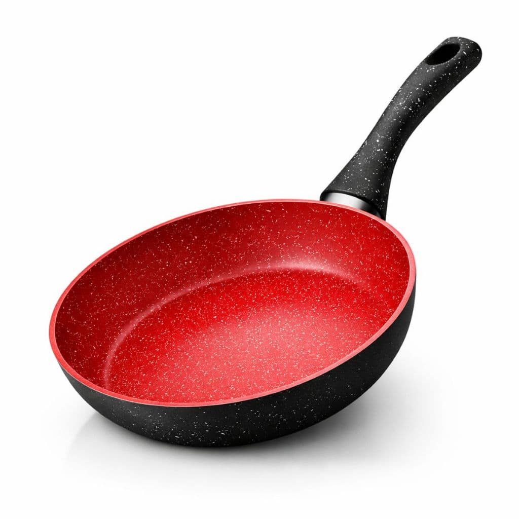 Frigideira Antiaderente 26cm Indução Alumínio Stone Não Gruda Cabo Soft Touch