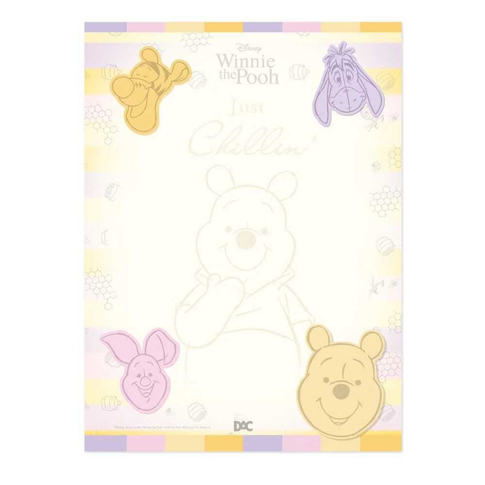 Bloco de Anotações Papel para Carta do Pooh - DAC