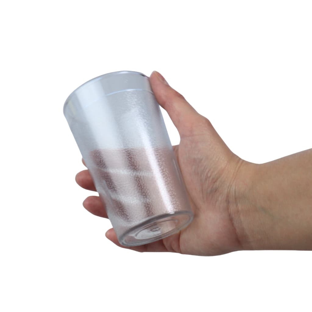 Kit 6 Copos Policarbonato Resistente Inquebrável Transparente