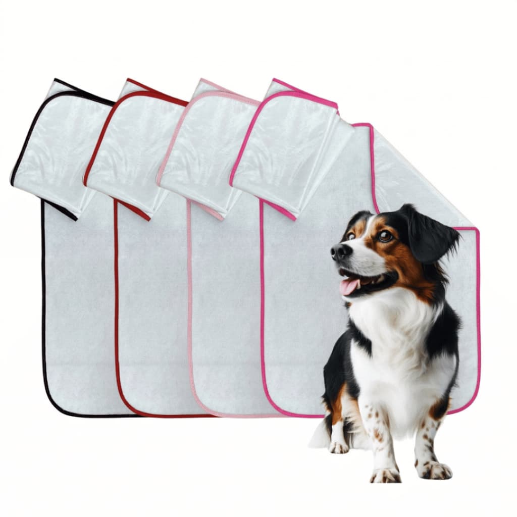 Kit 4 Uni. Tapete Higienico Lavável Para Cães e Gatos Pet Alta Absorção Antivazamento