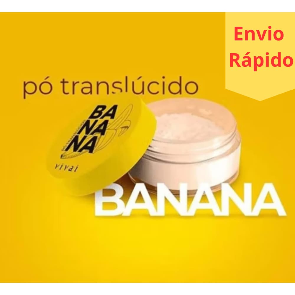 Pó Translúcido Finalizador Efeito Matte Banana - Vivai