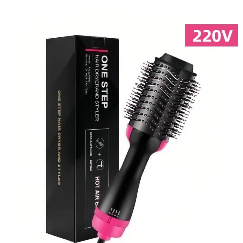 Escova Secadora 220V 3em1, Escova Ar Quente Seca Alisa Dá Volume | Envio Imediato