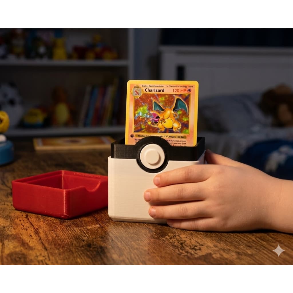 Caixa Estojo para Cartas Pokémon | Presente de Pokemon | Deck box Pokemon | Card Box Pokemon