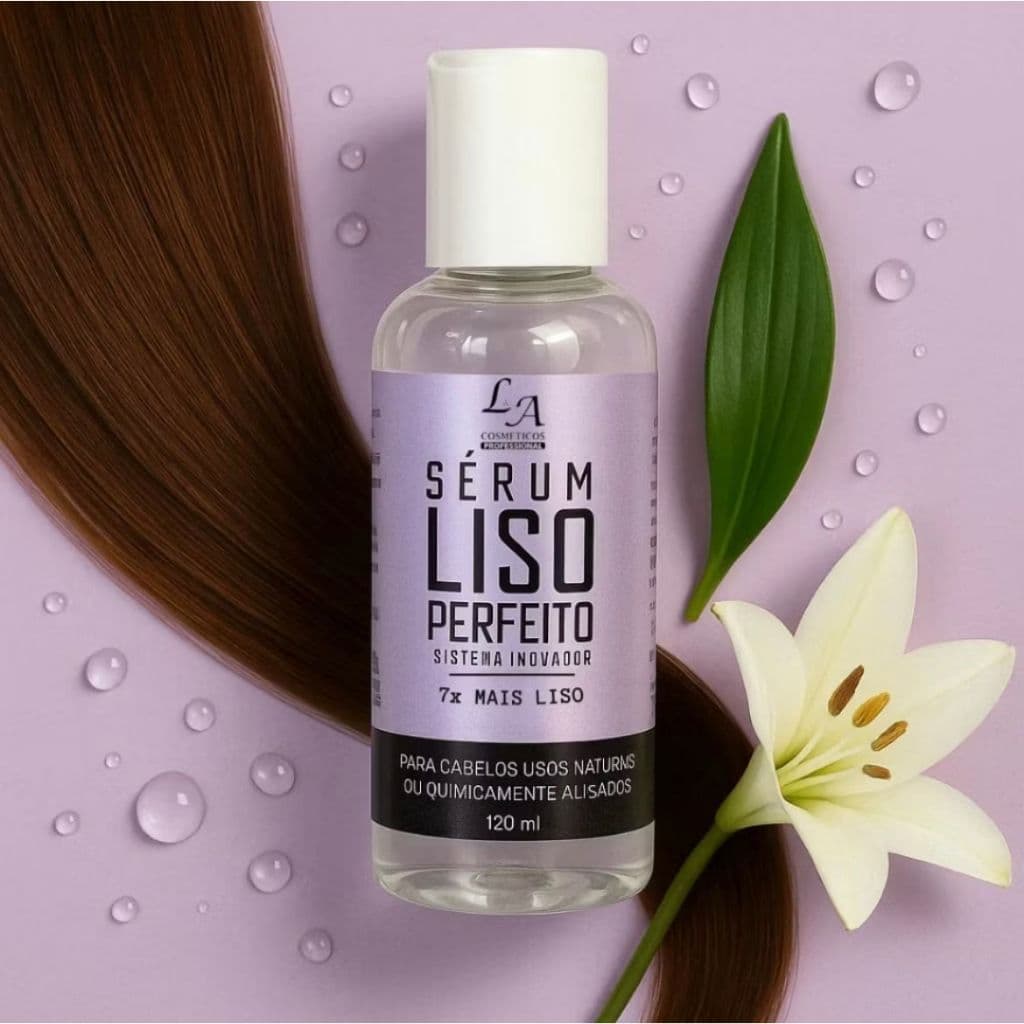 Sérum Capilar Liso Perfeito 120ml – L&A Cosméticos