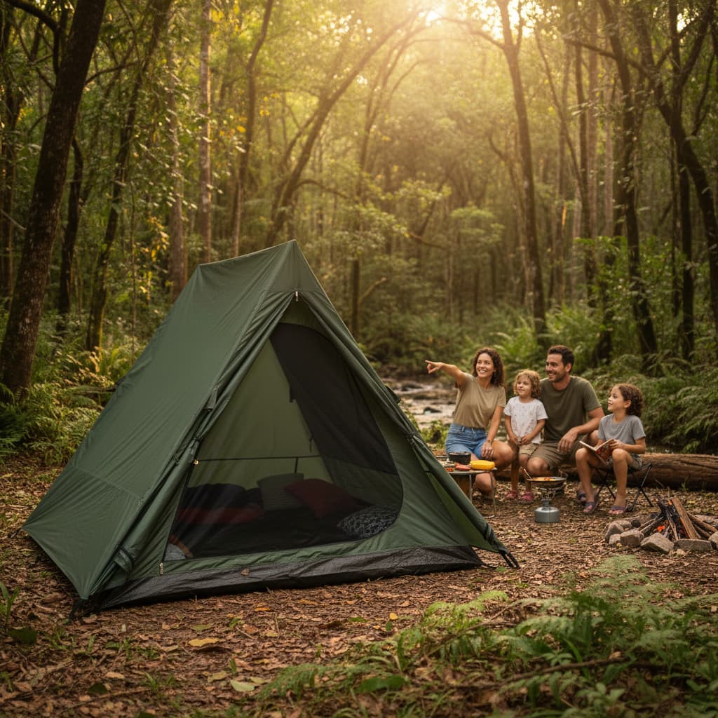 Barraca Camping Acampamento Modelos Canadense Cherokee Koala Panda Iglu 2 a 4 Pessoas Fácil Montar