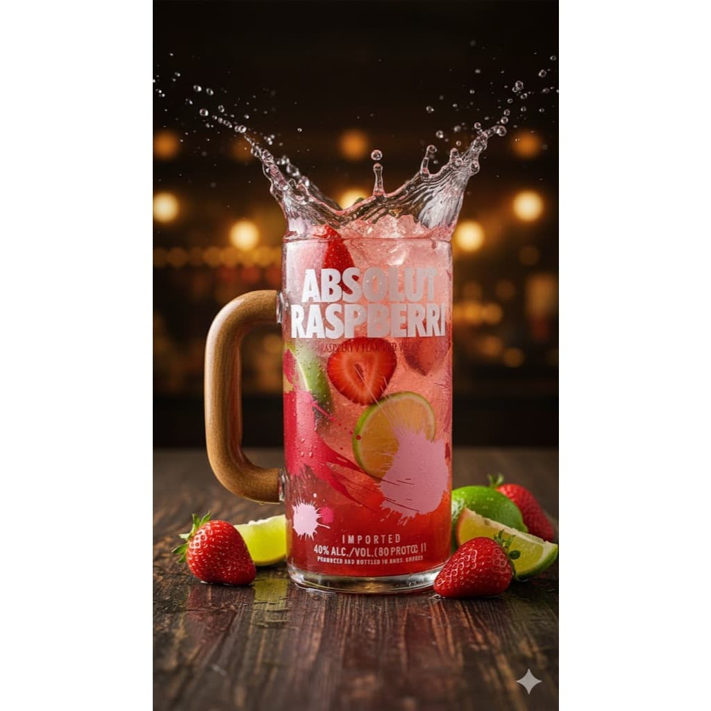Caneca Absolut RASBERRI PL