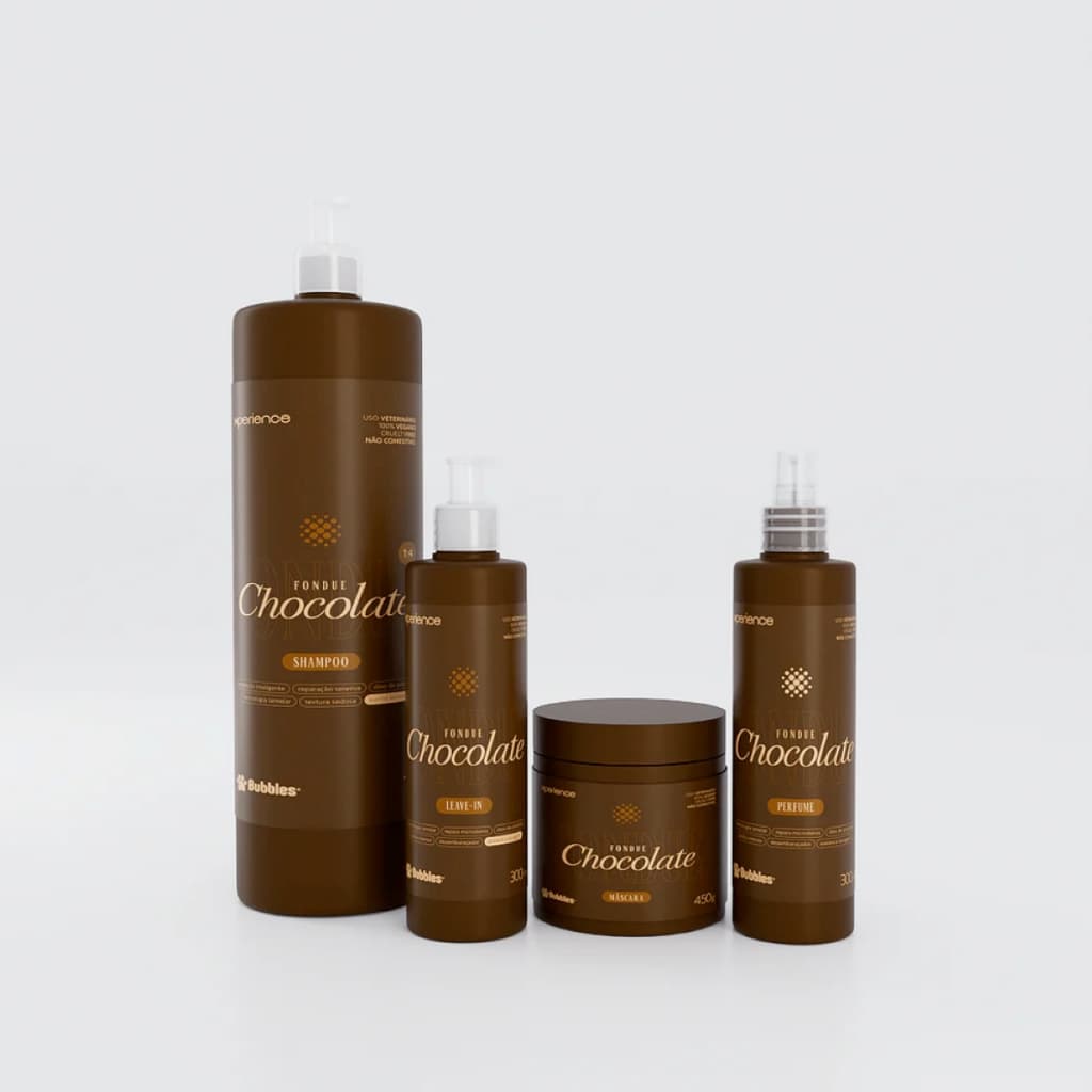 Kit Fundue Chocolate Pet Bubbles Banho Sensorial Páscoa