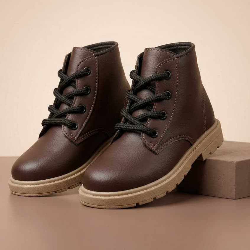 Coturno Infantil Masculino Confortável Antiderrapante Bota Casual Resistente Leve Dia a Dia