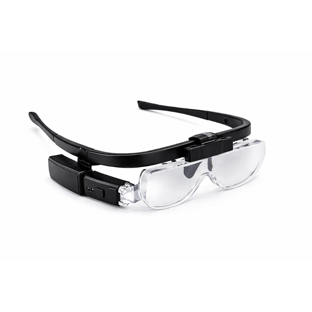 Óculos Lupa de Cabeça Profissional LED Recarregável Tomate MXW-003 Com 3 Lentes Intercambiáveis