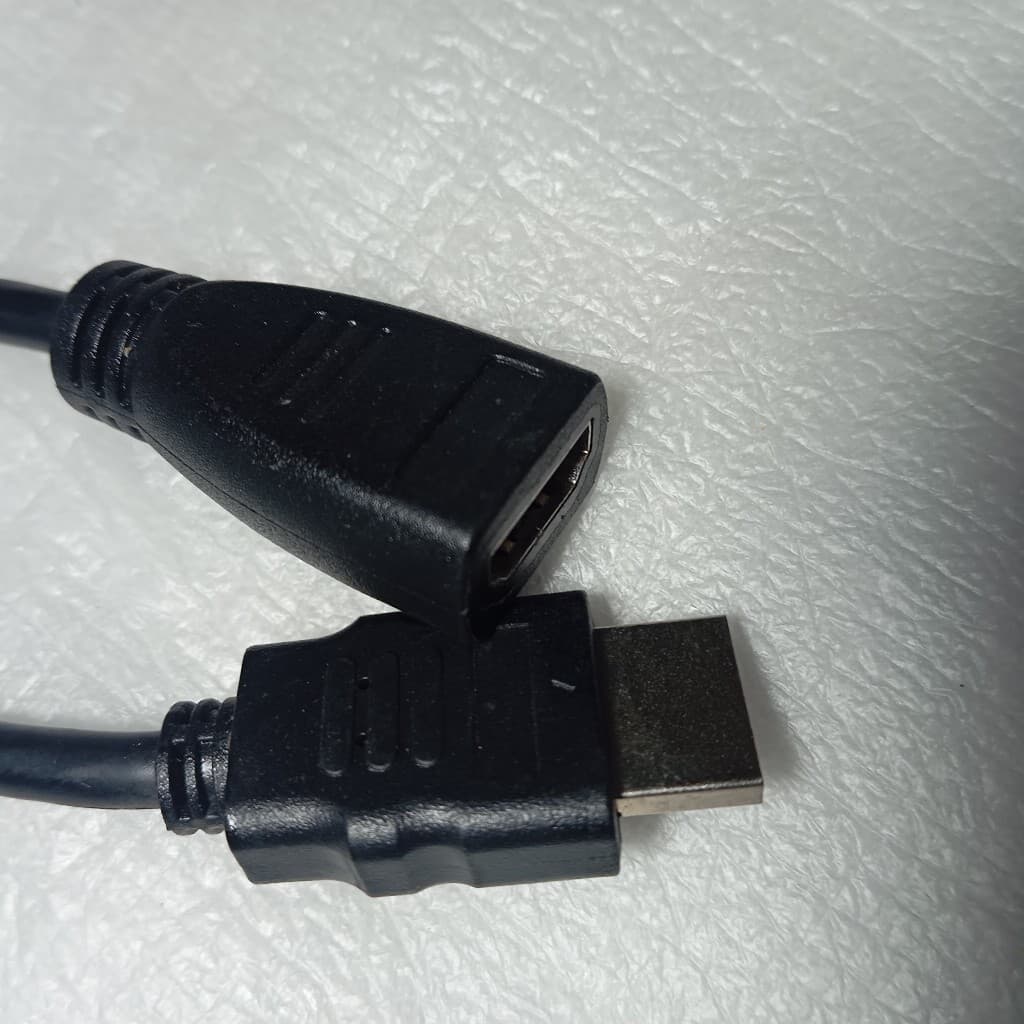 Cabo Macho/ Fêmea HDMI  1.4  Adaptador De 20  Cm  Cumprimento