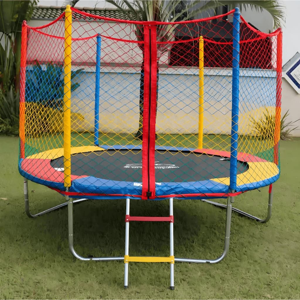 Cama Elástica Pula Pula Henri Trampolim Completa Rede Proteção Reforçada Infantil