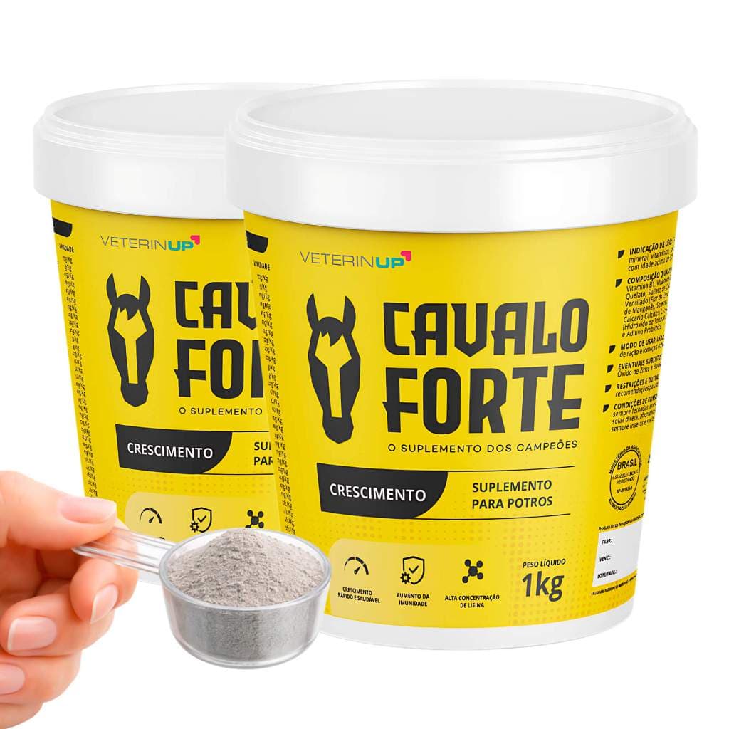 Cavalo Forte Crescimento 2kg - Acelerar o Crescimento Força e Estrutura do Potro