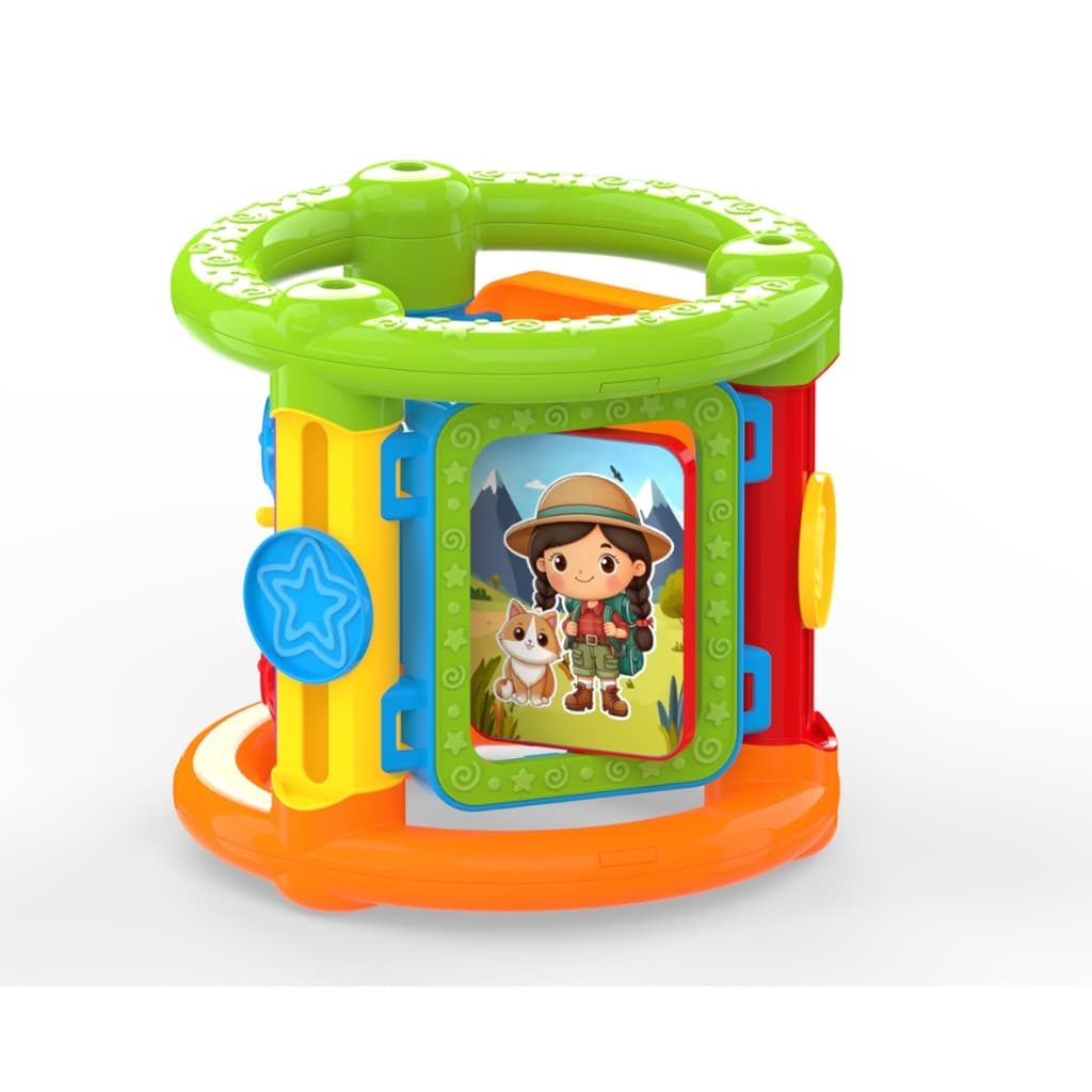 Brinquedo Educativo Infantil – Roda de Atividades Interativo para Bebês