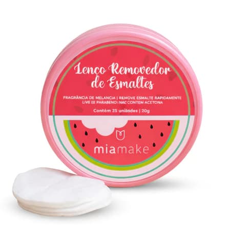 Lenço Removedor de Esmalte Ultra Rápido | 32 folhinhas por unidade | 20g - Mia Make