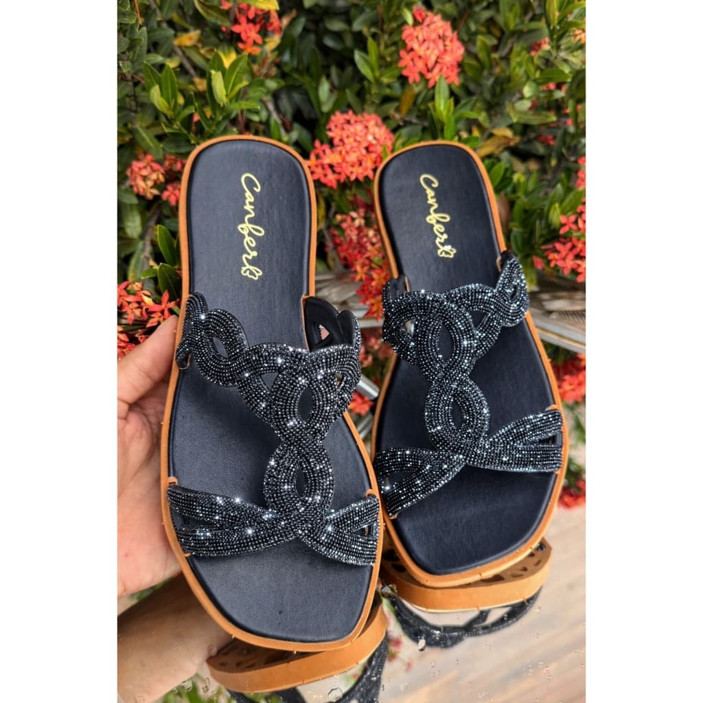 Chinelo De Brilho Leve Macio Confortavel Para Mulheres Envio imediato