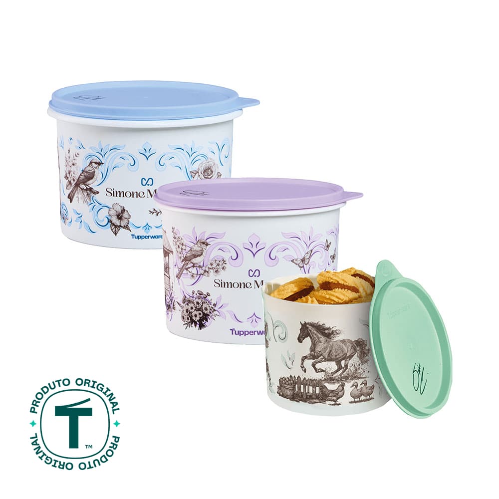 Kit Tupperware Simone Mendes Retorno às Origens 3 Peças