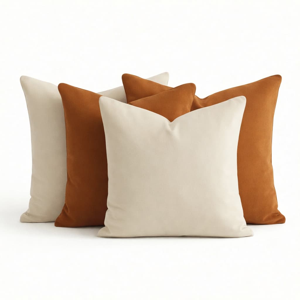 Kit 4 Capas de Almofada Sofá Sala Quarto Decorativa Com Zíper Premiun Elegante Conforto