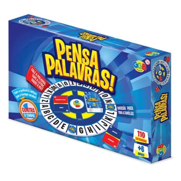 Jogo Stop Pensa Palavras 110 Categorias Mesa Carta Trava Letras Basta Tapple Tabuleiro