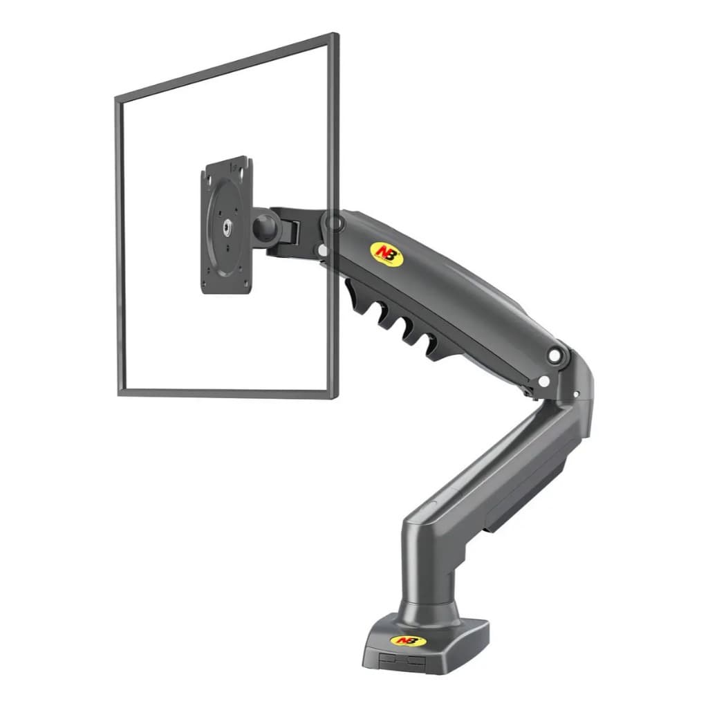 Suporte Articulado NB F80 para Monitor 17 a 30” de Mesa Preto Ajustável