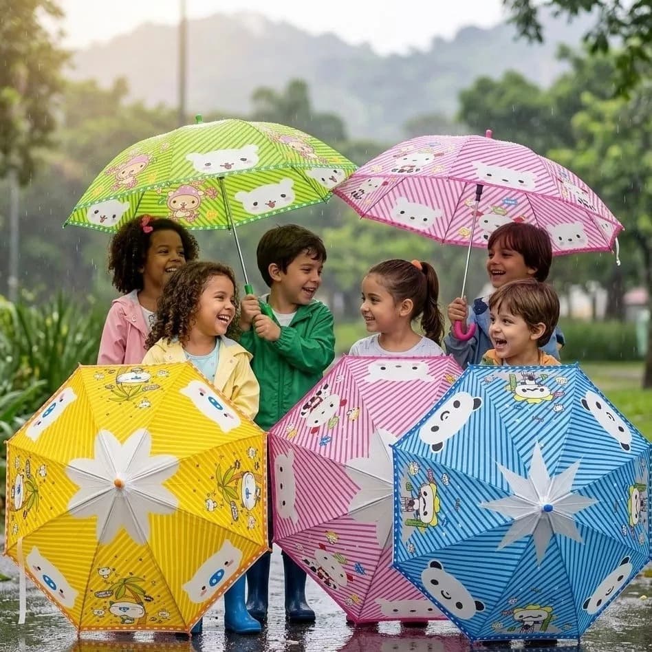 GUARDA CHUVA INFANTIL PERSONALIZADO Vinil Sunny Umbrellas Primária - LS802070