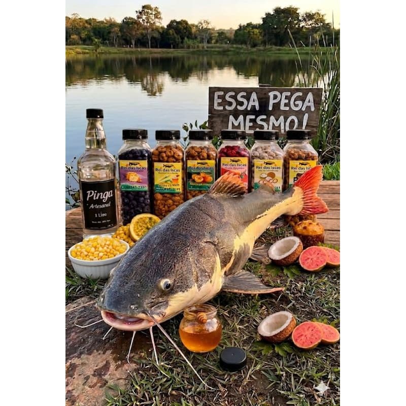 🔥 REI DAS ISCAS – RAÇÃO FURADINHA PREMIUM PARA PESCA 🔥🎣 Alta eficiência para atrair peixes – resultado comprovado!