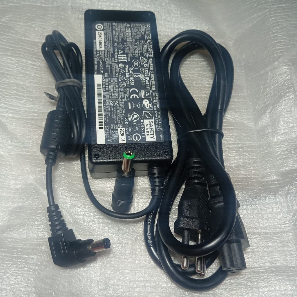 Fonte/Carregador Bivolt  Automatica 24 Volt Por 2,50 Ampers +Adaptador