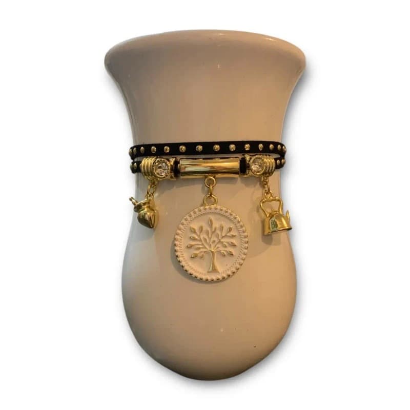 Choker Decorativo para Cuia de Chimarrão Pulseira Artesanal Ajustável Premium Luxo do Mate Oficial..