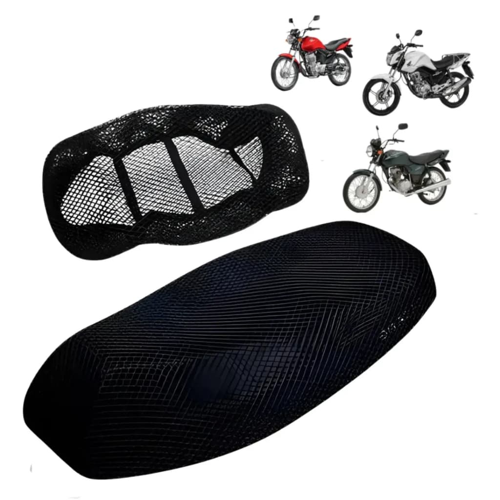 Capa De Banco Moto Térmica Antiderrapante Titan Fan Yamaha