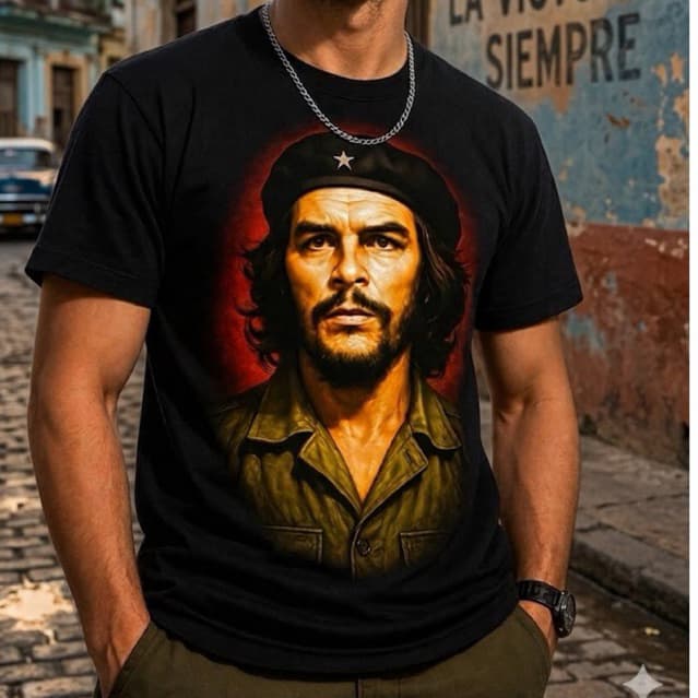 CAMISETA PREMIUM CHE GUEVARA | IMAGEM ALTO QUALIDADE | ALGODÃO | TAM PP AO EG