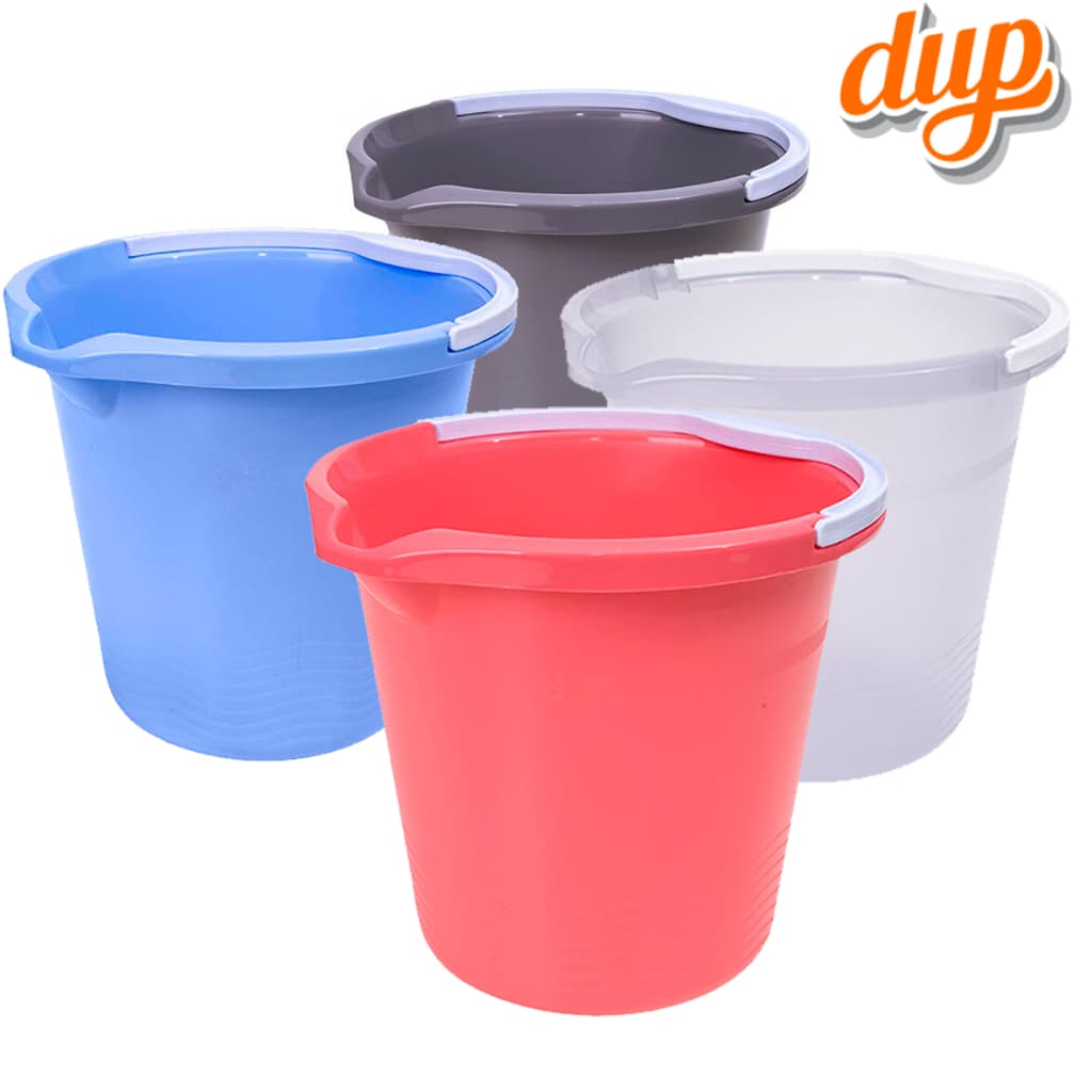 Balde DUP Clean 8,5 Litros Com Pega Ergonômica Bico Direcionador Balde Para Limpeza