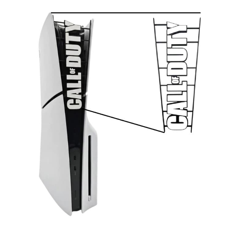 Faceplate Emblema Decorativo Frontal PS5 Call Of Duty - (FAT/SLIM)
