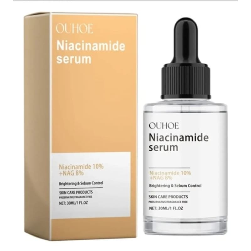 Sérum Niacinamida 10% + NAG 8% Clareador de Manchas Controle Oleosidade e Poros 30ml Skincare Facial Anti-Acne