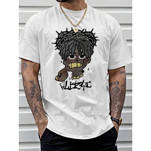 Camiseta Streetwear Hip Hop Estampa Rap Trap Urbana - Look Pesado Unissex, Estilo Rapper