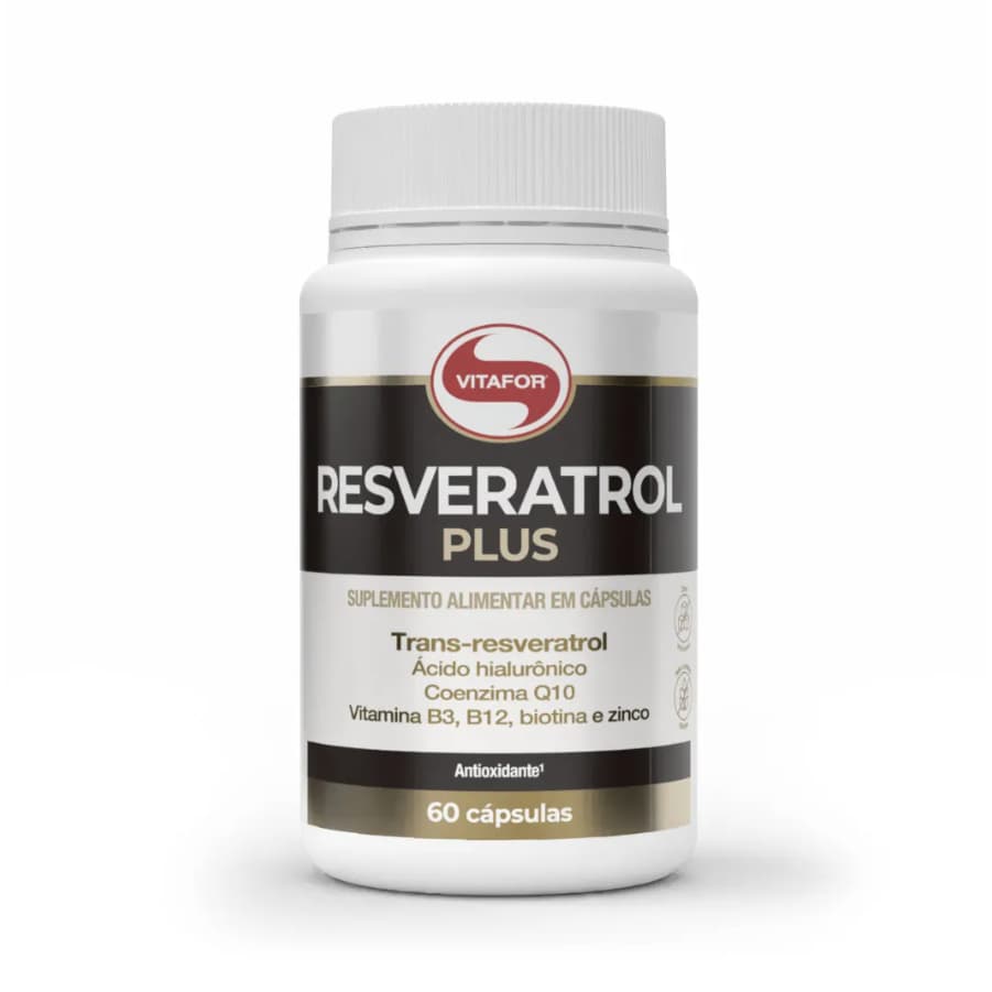 Resveratrol Plus 60 Cápsulas - Vitafor