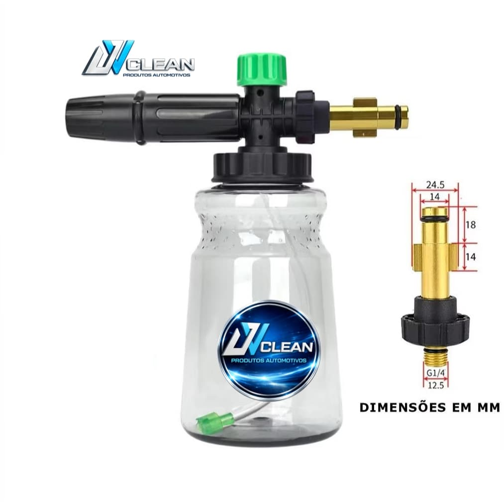 Canhão de Espuma Snow Foam Para Lavadora Vonder Lav 1300 e 1600