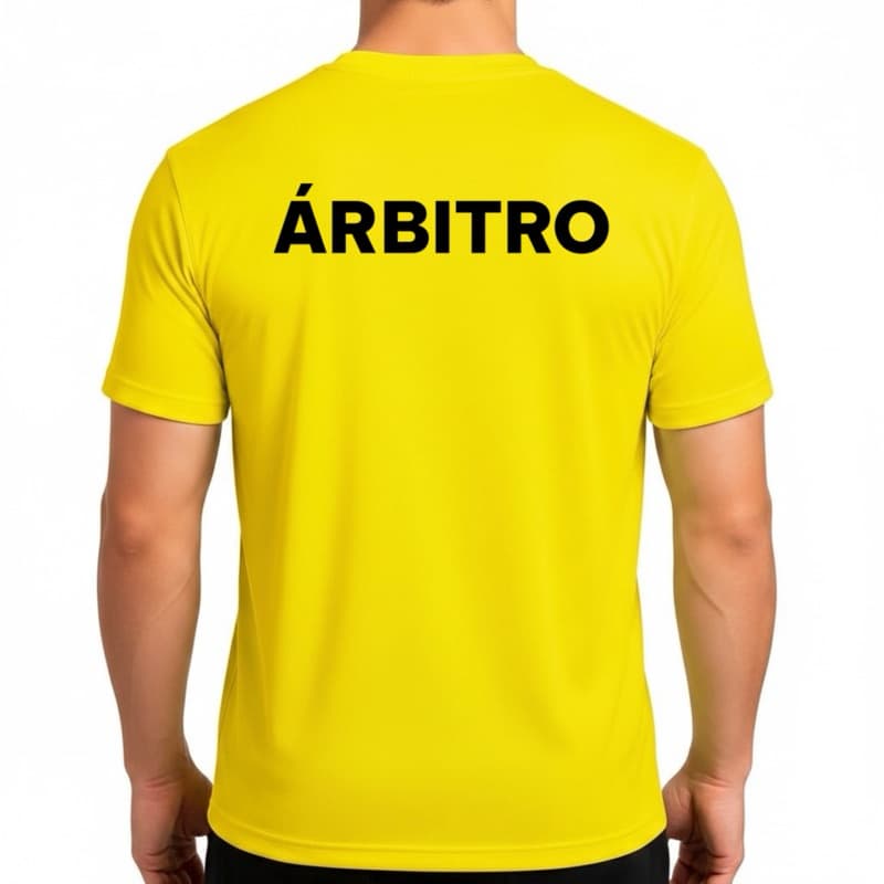 Camiseta ÁRBITRO JUIZ FUTEBOL Uniforme Trabalho Camisa Masculina DRY FIT Profissão