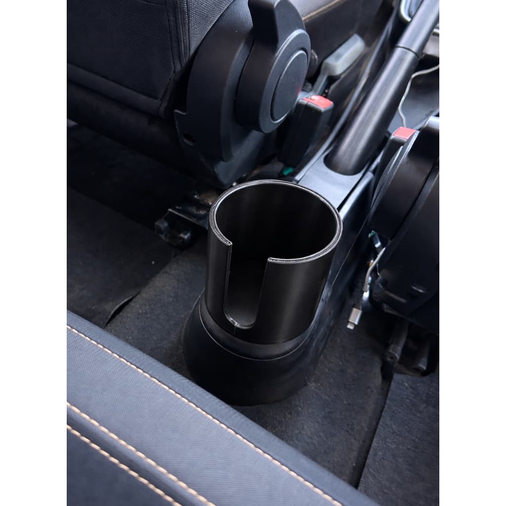 Adaptador Porta Garrafa e Copo Para Fiat Mobi Strada e Argo Console Central Preto