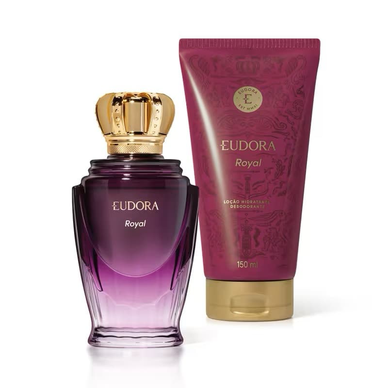 Kit Eudora Royal Desodorante Colônia 100ml + Loção Corporal 150ml