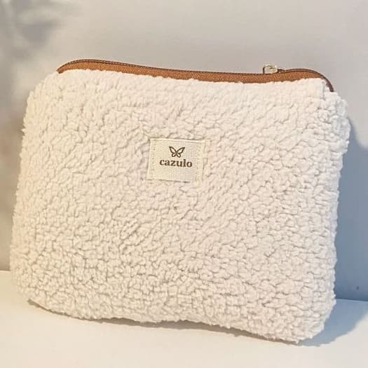 Necessaire SLIM (Carneirinho + Vaquinha) Organizadora Viagem Porta Maquiagem