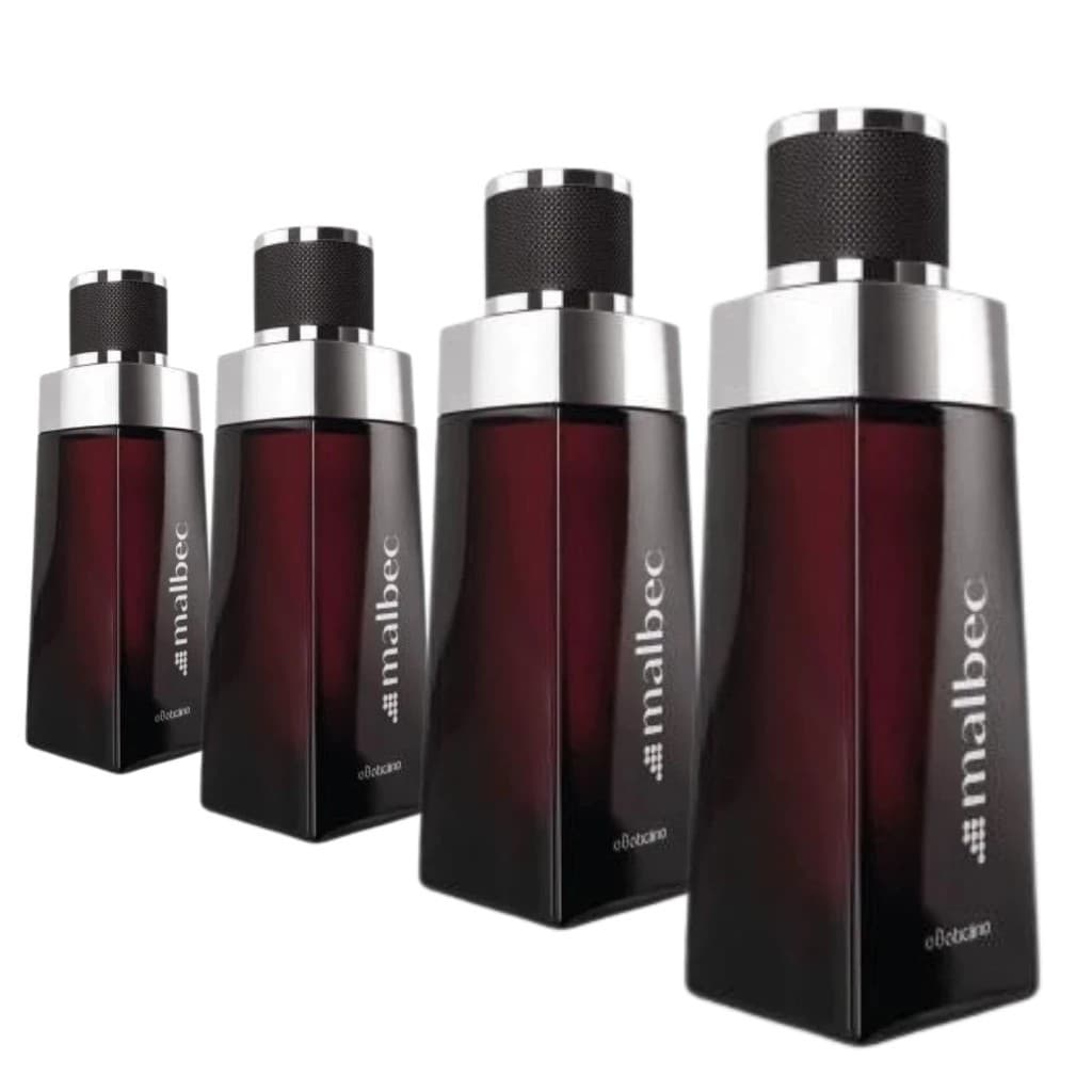 Kit 4 Perfumes Malbe.c Tradicional Masculino Amadeirado - 100ml