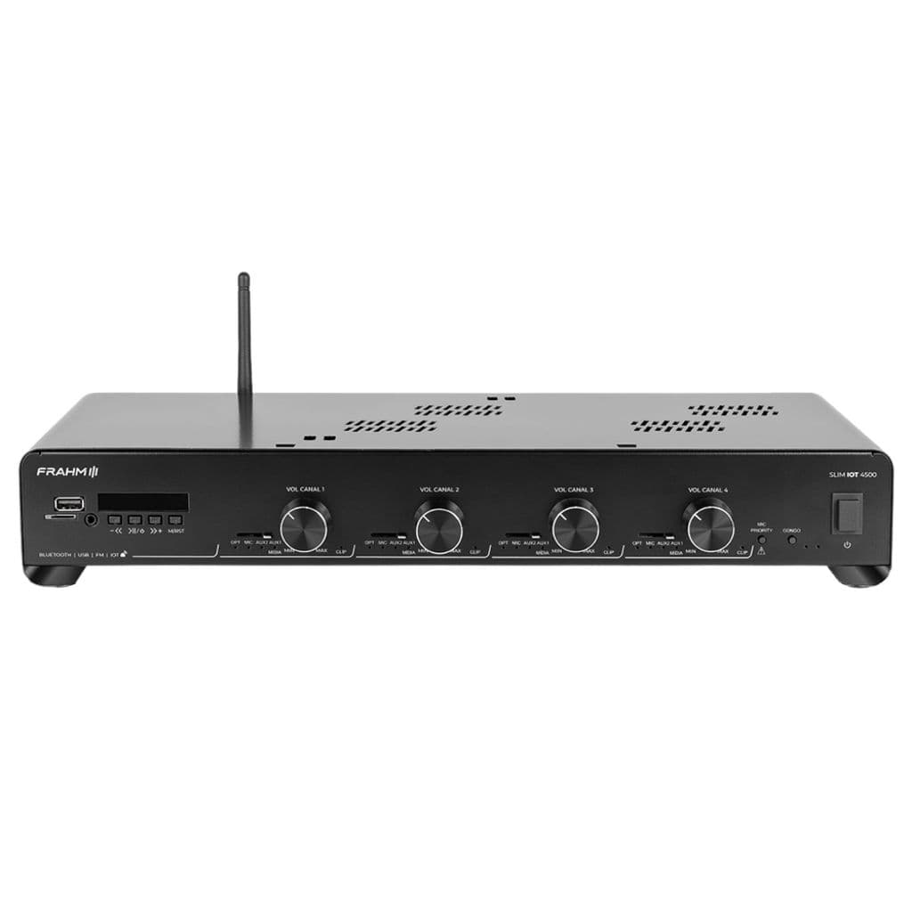 Amplificador Frahm Slim IOT 4500 480W Rms 4 Ohms Preto